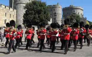 Musical support for the Windsor Castle Guard