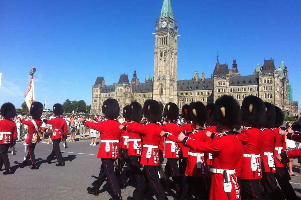 Changing the Guard on Parliament Hill, Ottawa